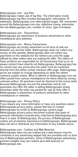 batterygrasps privacy
