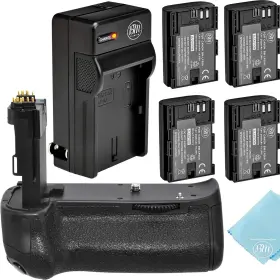 Bgeos70dk6 Big Mikes Battery Grip Kit For Canon Eos 70d 80d 90d Digital Slr Includes Ver