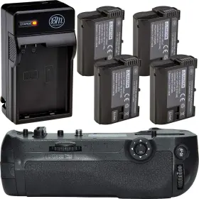 Bm Premium 722532058969 Battery Grip Kit For Nikon D850 Digital Slr Camera - Includes Qty 4 Premiu
