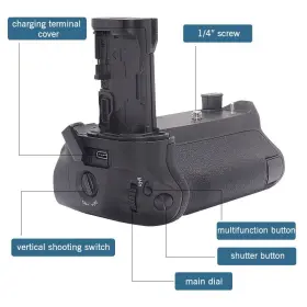 Bg-e22 Canon Eos R Battery Grip Holder For Camera #3