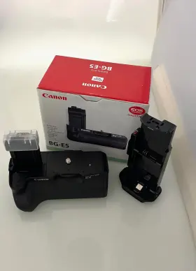 1000d Canon Bg-e5 Oem Vertical Battery Grip For Eos Rebel 450d 500d Xs Xsi #2