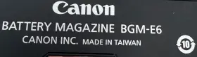 Bgm-e6c Canon Cannon Battery Magazine Fits Eos 5d Mark Ii And Bg-e6 Grip