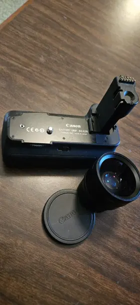 Canon La-dc52c Lot Battery Grip Bg-e2n Lens Japan