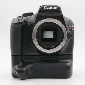 Tg081924013 Canon Used Eos Rebel T3 Body With Meike Battery Grip Shutter 4277 #2
