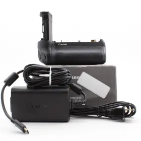 Canon Tg110625006 Used Bg-e22 Battery Grip For Eos R Body With Pd-e1 Usb Power Adapter A