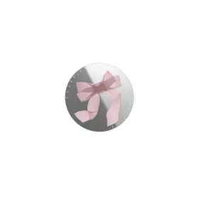 Casetify B0dynnh8vj Snappy Grip Stand Magsafe Pink Organza Ribbon - Silver Mirror Finish