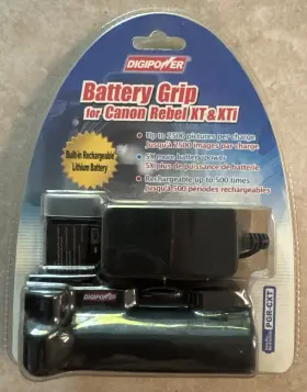 Digipower 758302617760 Pgr-cxt Battery Grip For Canon Rebel Xt And Xti -new