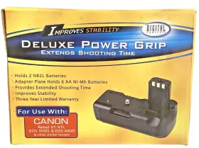 Digital Concepts 021331379108 Deluxe Power Battery Grip For Rebel Xt/xt1/eos350d/400/open Box