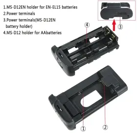 En-el15 Dste 744750236288 Replacement For Pro Ir Remote Mb-d12 Vertical Battery Grip 2x Compa #3
