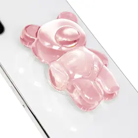 G Gripong B0bxk885wq Fun 3d Gummy Bear Phone Grip Collapsible Stand For Smartphones Tablets