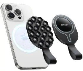 Joyroom B0dkwq2fw8 Magnetic Suction Cup Phone Mount Silicone Octo Grip For Magsafe Devices