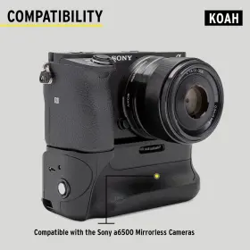 A6500 Koah 663701862485 Battery Grip For Sony Slr Digital Camera Extended Power And Sh #3