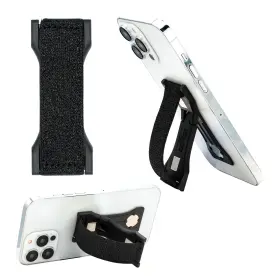 Lovehandle B0b363qlyq Pro Premium Phone Grip - Magnetic Mount Elastic Strap Black Glitter