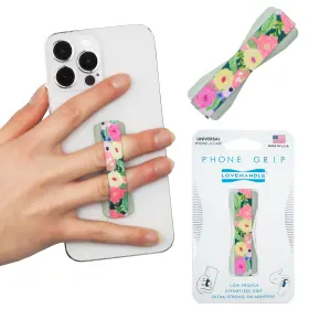 Lovehandle B0ctkxxb32 Universal Phone Grip Holder Wireless Charging Compatible Camellias