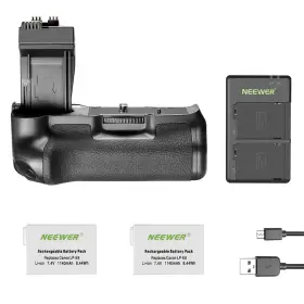 10100622 Neewer Bg-e8 Replacement Battery Grip With Dual Usb Charger For Canon