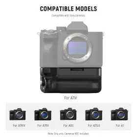 Np-fz100 Neewer 10102258 Vertical Battery Grip Replacement For Vg-c4em With Two Batteries #2