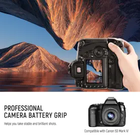 10102303 Neewer Bg-e20 Battery Grip Replacement For Canon 5d Mark Iv Dslr Camera #2