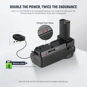 10102584 Neewer Mb-n11 Replacement Vertical Battery Grip With 2.4g Control For Nikon #3