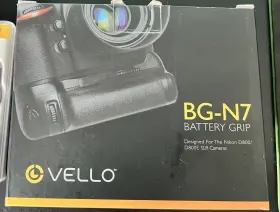 D800e Nikon Bg-n7 Vello Battery/vertical Grip For D800/d800e/d810. Ex Condition With Box