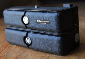 Mb-100 Nikon Rare Battery Pack Mb100 For F2h High Speed Film Camera