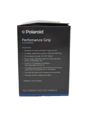 Polaroid 815361010786 Performance Battery Grip For Cannon Eos 5d Mark Ii New #2