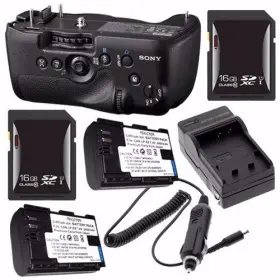 Np-fm500h Sony Vgc-am99 Vertical Battery Grip For Alpha A99 Dslr Camera