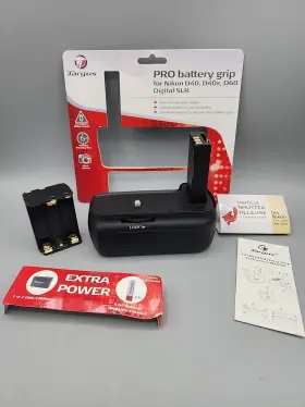 Tg-bgd40 Targus Pro Battery Grip Nikon D40 D40x D60 Digital Slr Open Box