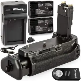 Bg-e21 Ultimaxx 664697919504 Battery Grip Replacement For Canon Eos 6d Mark Ii Dslr Camera With