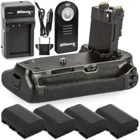 Ultimaxx Umbgcn6diidb1 Battery Grip Replacement For Bg-e21 Canon Eos 6d Mark Ii Dslr Camera With