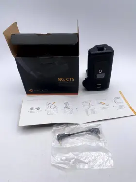 Vello Bg-c15 Battery Grip Black Rechargeable For Rebel T7i And 77d Dslr Cameras