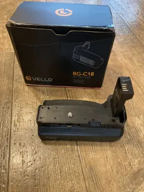 Bg-c18 Vello Battery Grip For Canon Eos Rp Mirrorless Camera Lot Of 2 Read
