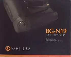 Vello Bg-n19 Battery Grip For The Nikon Full Frame D850 Dslr Camera