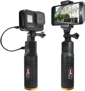 Pg-6x Vidpro Rechargeable Battery Hand Grip With Folding Extension Bracket Nbnb #2