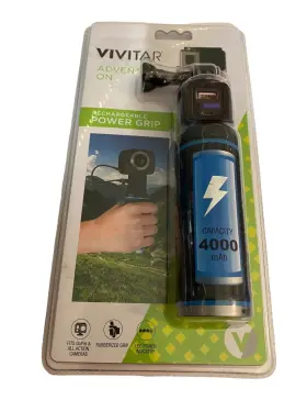 Vivitar 681066824887 Action Camera/go Pro Hand Grip Holder Mount Rechargeable Power Black #2