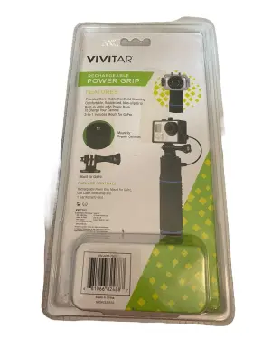 Vivitar 681066824887 Action Camera/go Pro Hand Grip Holder Mount Rechargeable Power Black #3
