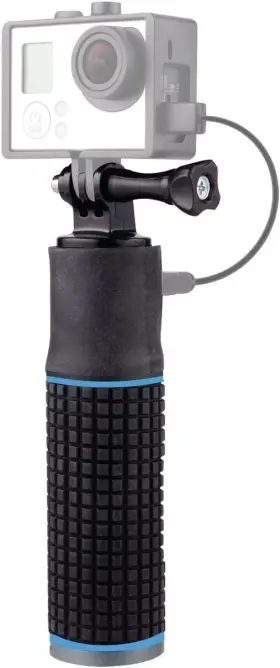 Vivitar 681066824887 Action Camera/go Pro Hand Grip Holder Mount Rechargeable Power Black