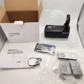 Vivpgd5500 Vivitar Battery Grip For Nikon D5500/d5600 With Shutter Release Remote