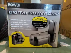 Grip-bge14 Wasabi Power Bower Xbgnd40 Digital Grip For Nikon D40 D40x D60