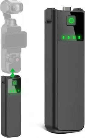 Zenzenba 724725448106 Pocket 3 Battery Handle For Djl Osmo - 4000mah Fast Charging New