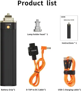 88.8wh Zgcine Zg-h90 6000mah Battery Handle Hand Grip For Led Video Fill Light #2