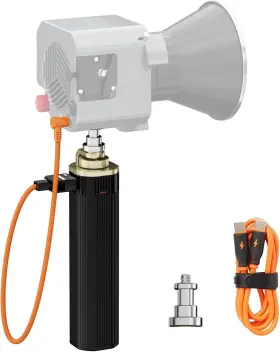 88.8wh Zgcine Zg-h90 6000mah Battery Handle Hand Grip For Led Video Fill Light