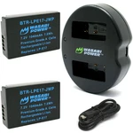 Wasabi Power Battery (2-PACK) And Dual Charger For Canon LP-E17. Fixed Price $27.99.