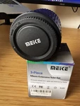 Meike 3-PIECE Macro Extension Tube Adapter Set. Fixed Price $35.00.