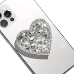 Onthegrip Heart Diamond Phone Stand, Collapsible & Expandable For All. Fixed Price $22.48.
