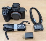 Sony Alpha A7 Iv 33MP Mirrorless Camera - Black (body Only) Shutter Count: 25. Fixed Price $1699.95.
