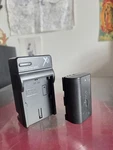 Canon LP-E6 Battery & Xit XTCHLPE6 Charger For Eos Camera, 8.4V, Black. Fixed Price $20.00.