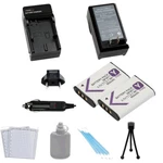 2 NP-BY1 Battery, Charger For Sony HDR-AZ1 Dslr + Starter Kit. Fixed Price $12.49.