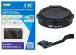 Jjc TA-GR3 Metal Thumbs Up Grip & Auto Lens Cap Lcd Protector Ricoh. Fixed Price $24.29.