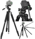 80" True Professional Heavy Duty Tripod For Nikon D750 D850 D610 D3500 D810. Fixed Price $89.85.