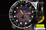 Invicta Men's 50MM Aviator De Los Muertos Quartz Mop Skull Dial Black Watch. Fixed Price $129.69.